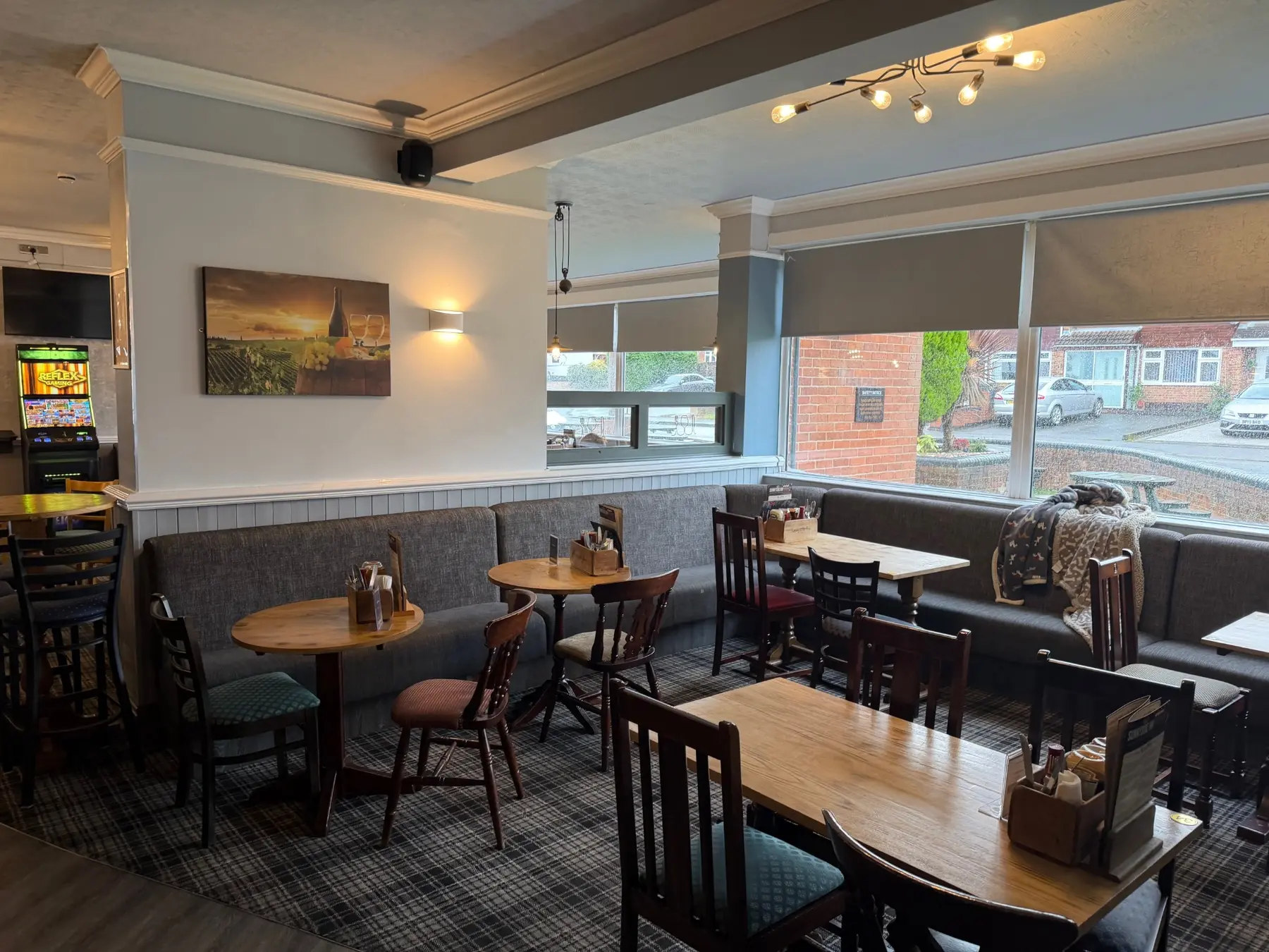 The newly decorated dining room at The Sunnyside Inn